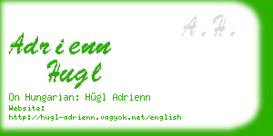 adrienn hugl business card